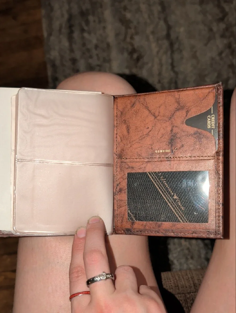 Vintage Rolfs American Classic Brown Genuine Cowhide  Leather Bi-Fold Wallet